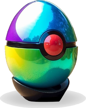 A rainbow XeraEgg
